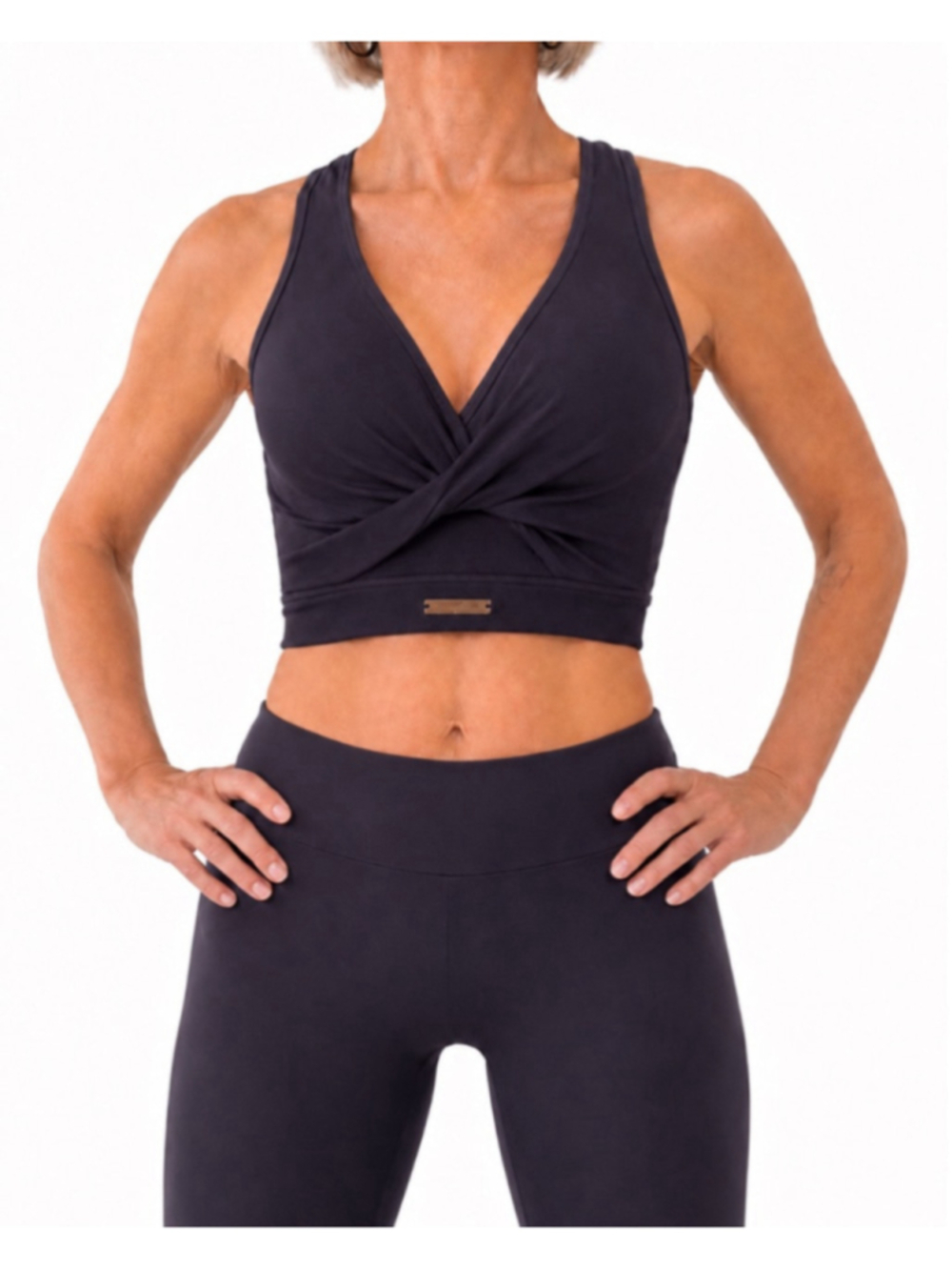 Gymshark x Whitney Simmons Mesh Sports Bra Sz S Indigo EUC